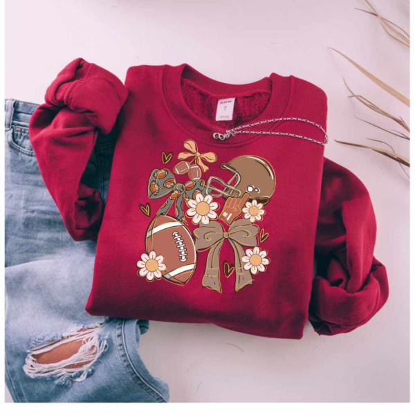 Football Flowers & Bows