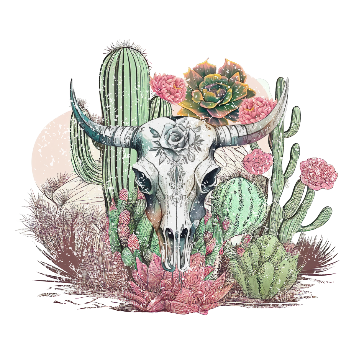Western Cow Skull