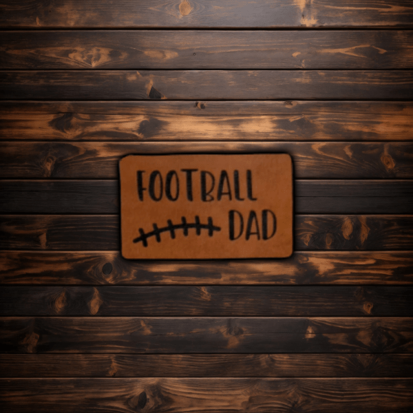 Leather Patch - Football Dad
