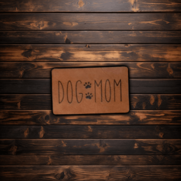 Leather Patch - Dog Mom