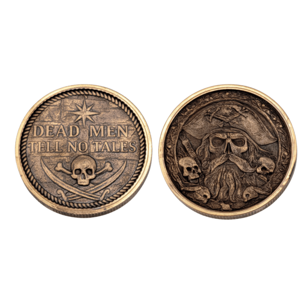 Brass Coin - Pirate