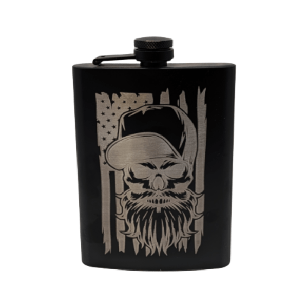 Patriotic Biker Skull